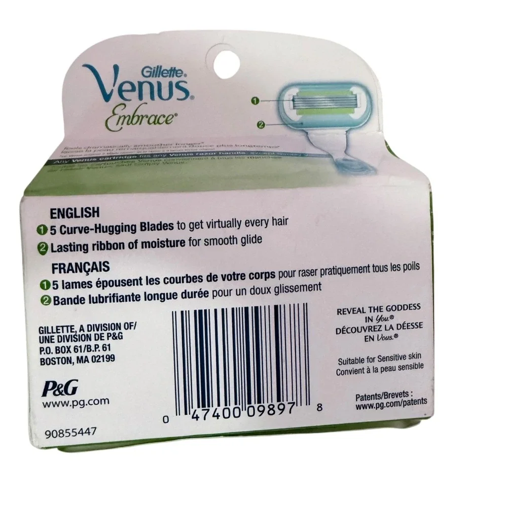Gillette Venus Embrace Women's Razor Blade Refills - 4 Count Free Shipping